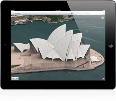 apple map 3d view