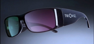 Trioviz magenta-green anaglyph glasses