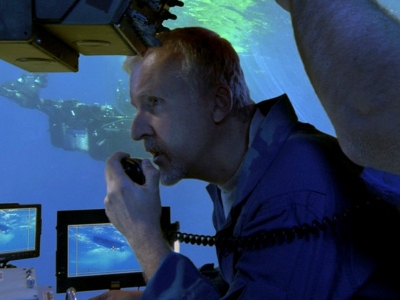James Cameron Deepsea Challenge underwater