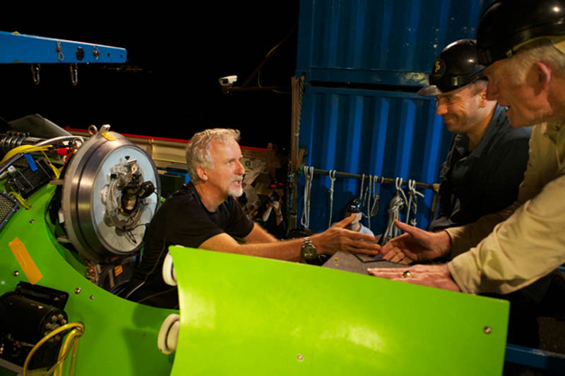 James Cameron and Deep Sea Challenge expedition crew