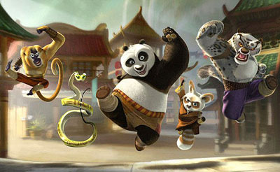 Panda Kung Fu 2 scene