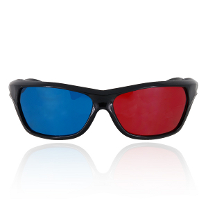 Red blue anaglyph glasses